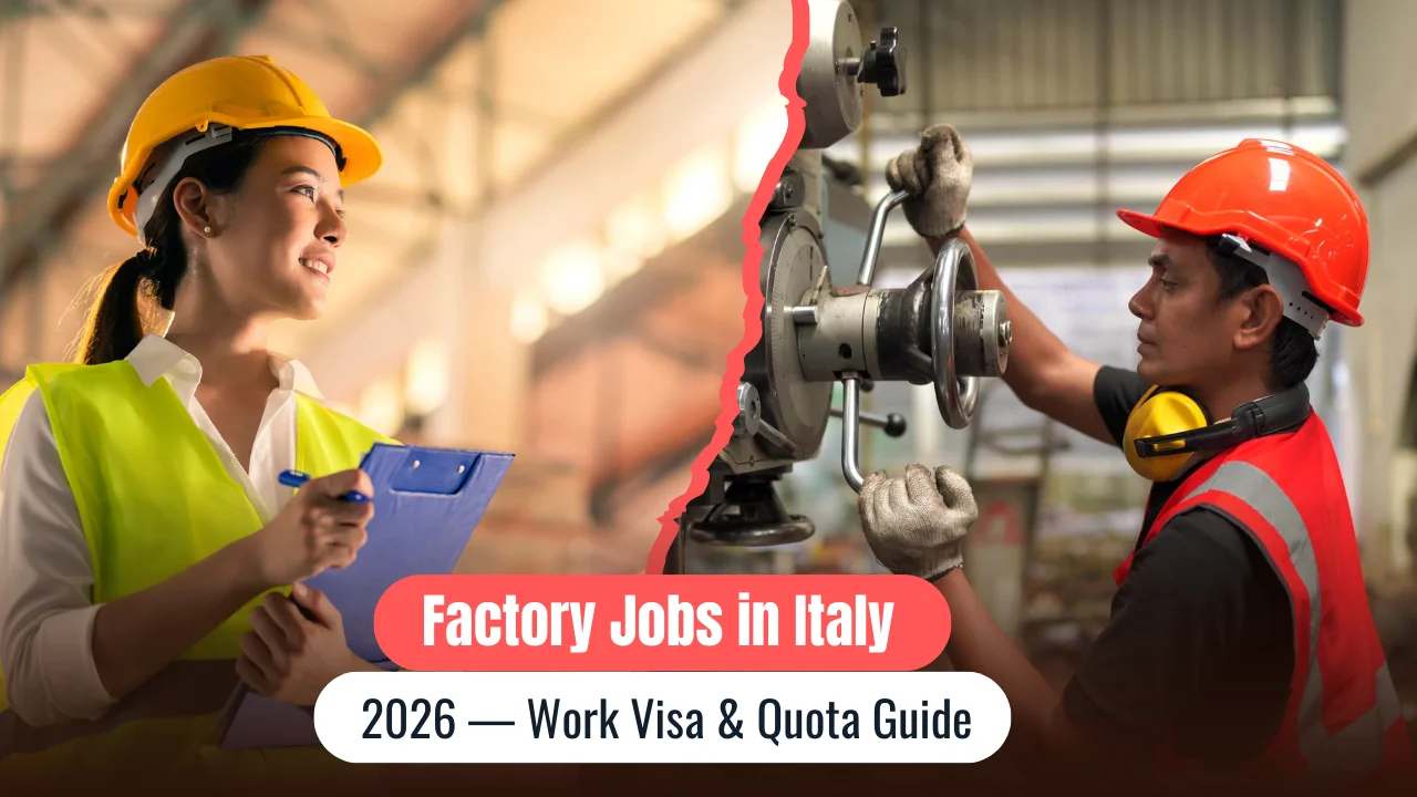Factory Jobs in Italy